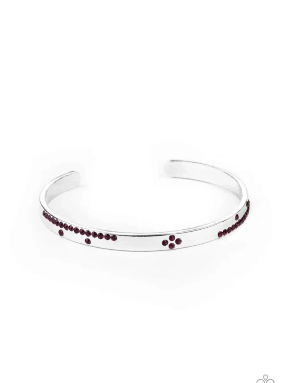 Paparazzi Jewelry Accessories - Dainty Dazzle - Purple Bracelet - Vintage
